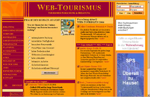 Web-Tourismus von 2002 bis 2006